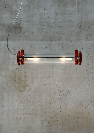 Applique / suspension Rimbaud en aluminium au design industriel par Sammode