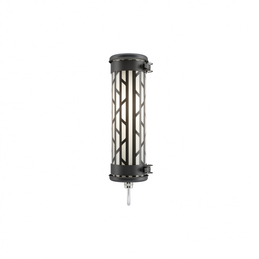 Applique Belleville mini en inox au design industriel par Sammode