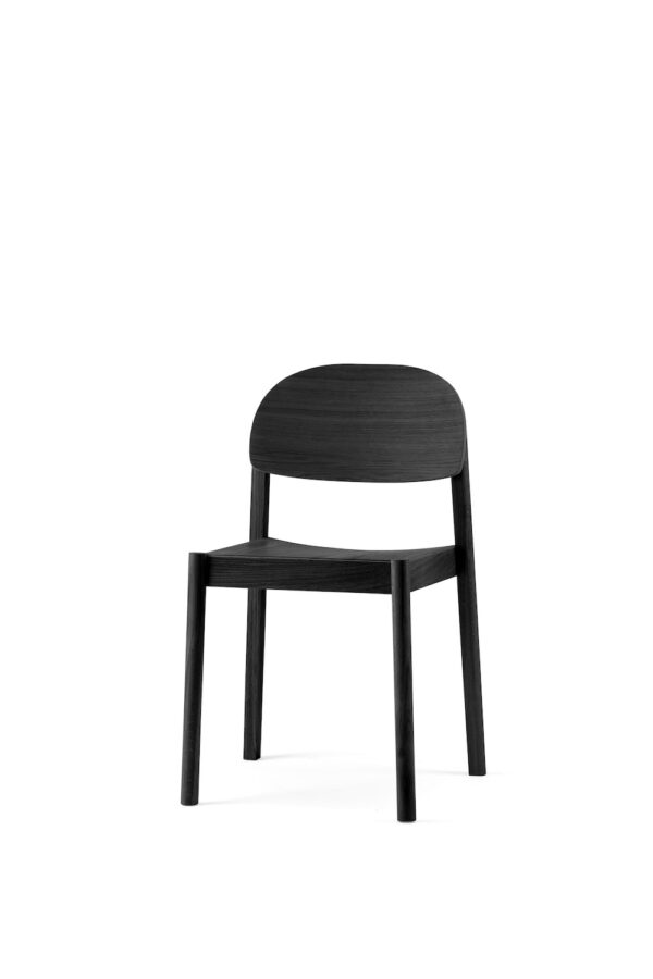 Chaise Citizen avec dossier oval en chêne massif par etc.etc. au design scandinave