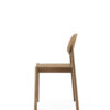 Chaise Citizen avec dossier oval en chêne massif par etc.etc. au design scandinave