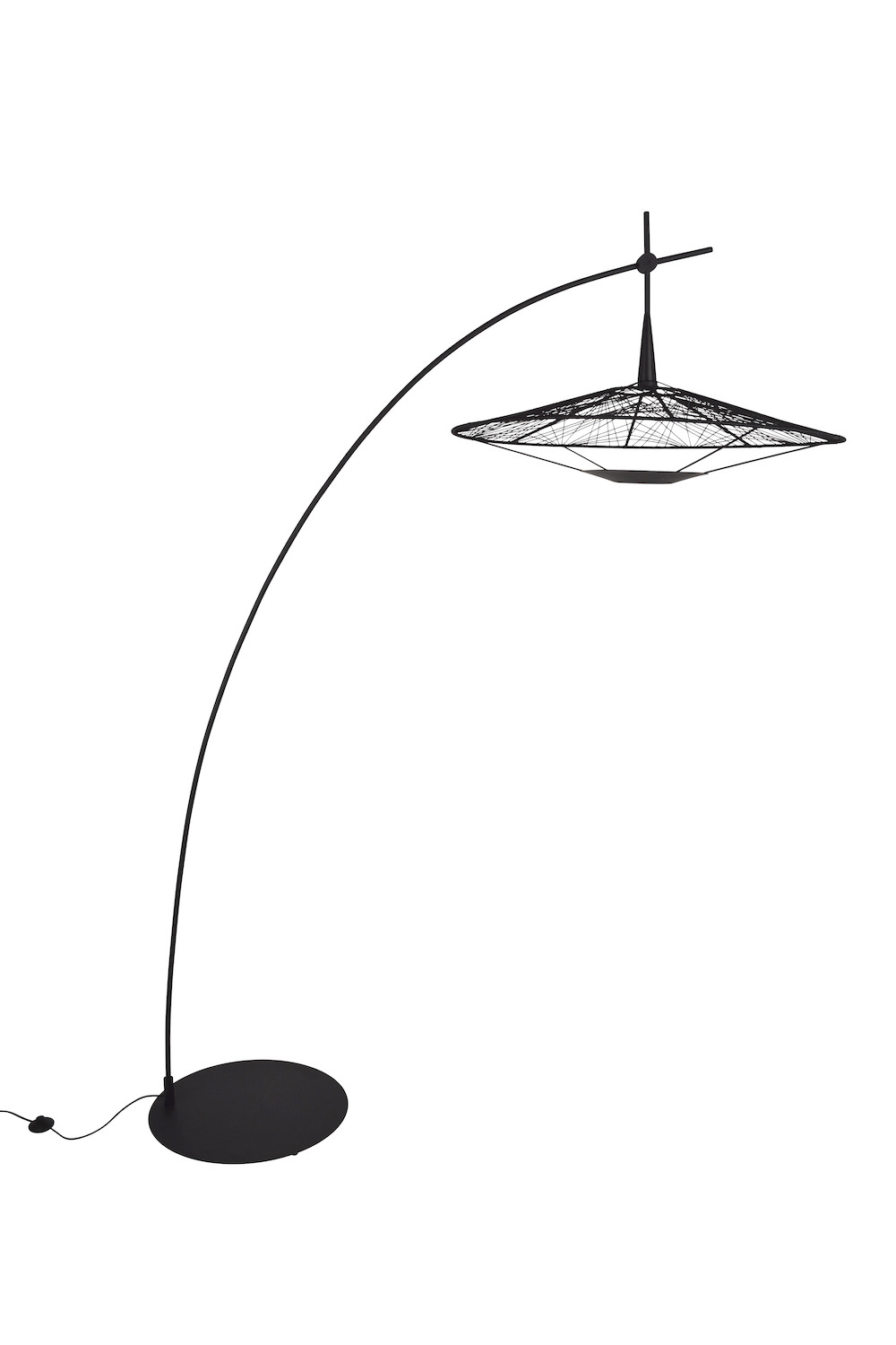Lampadaire Carpa en métal au design graphique par Jette Scheib x Forestier