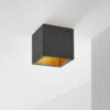 Plafonnier Design B7 Cubic en gris foncé en béton par Stefan Gant x Gant Light
