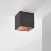 Plafonnier Design B7 Cubic en gris foncé en béton par Stefan Gant x Gant Light