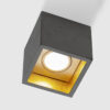 Plafonnier Design B7 Cubic en gris foncé en béton par Stefan Gant x Gant Light