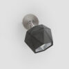 Applique spot Design T2 Triangle en béton foncé par Stefan Gant x Gant light