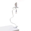 Lampe à pince Sparrow Landing en forme d'oiseau en résine par Marcantonio x Seletti