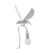 Lampe à pince Sparrow Landing en forme d'oiseau en résine par Marcantonio x Seletti