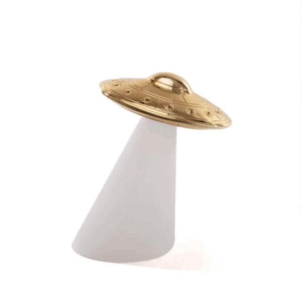 Lampe à poser Roswell avec batterie rechargeable en résine par Blow by Job x Seletti