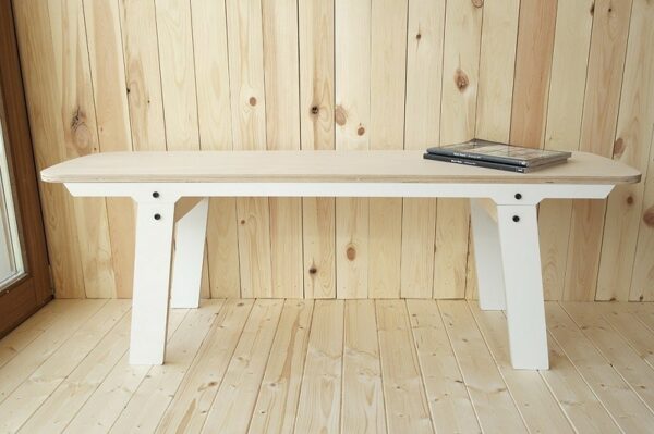 Banc d'intérieur contemporain Slim bench 01 Small en bois
