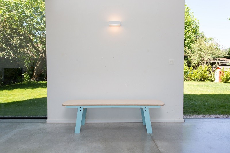 Banc d'intérieur contemporain Slim bench 01 Mid en bois