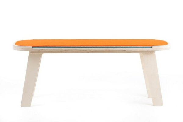 Banc d'intérieur contemporain Slim Touch en bois