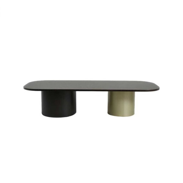 Table basse Arcadie en chêne fumé par Eno studio