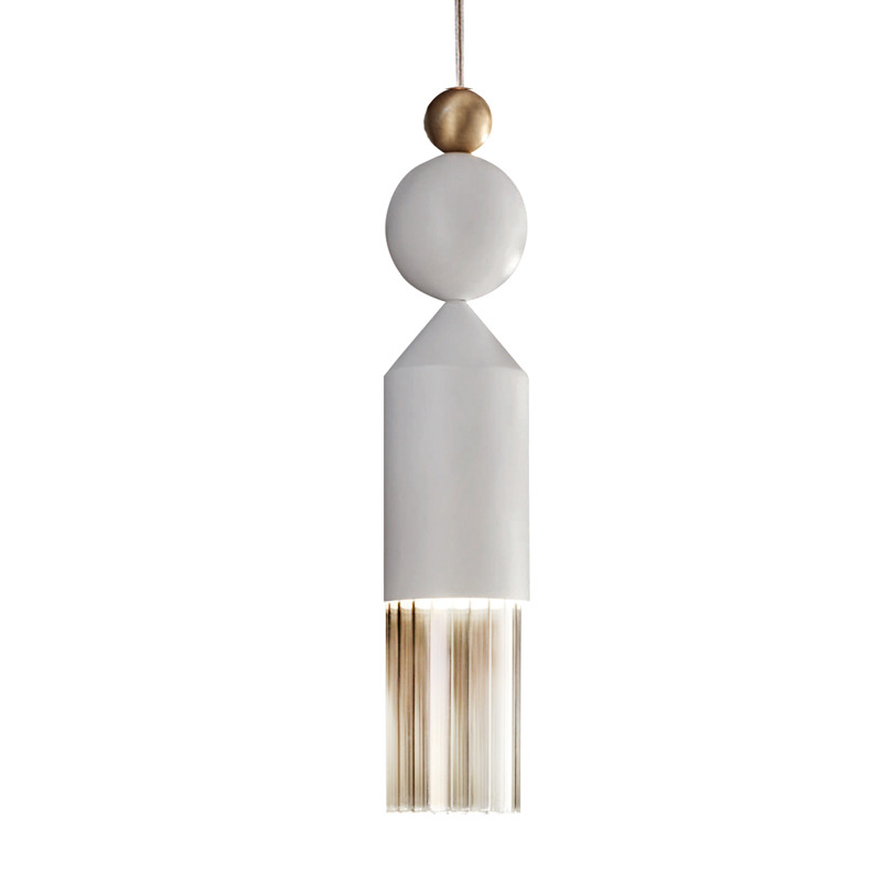 Suspension Nappe N4 en métal et verre par Marco Zito X Masiero