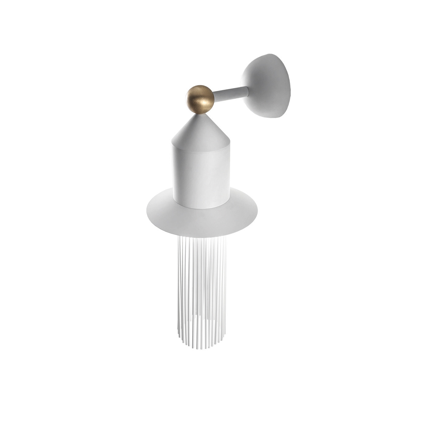 Applique Nappe N2 en métal et verre par Marco Zito X Masiero