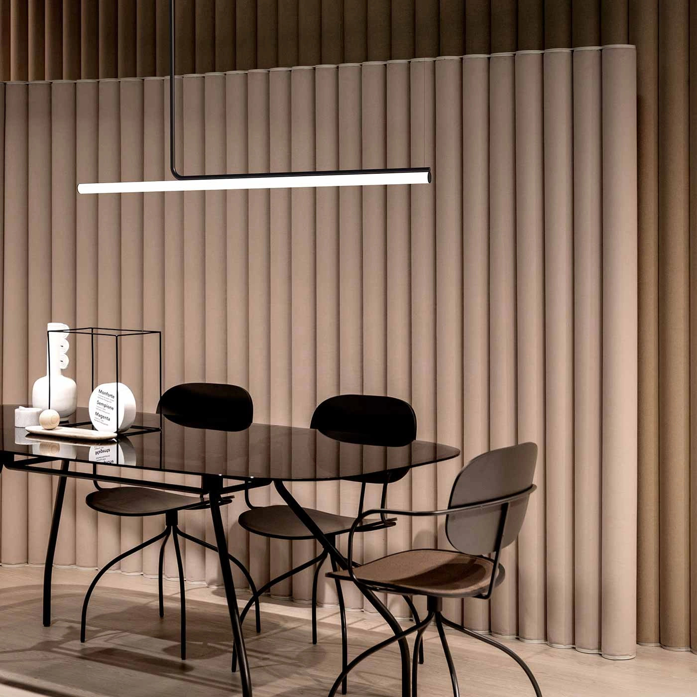 Suspension Ambrosia 120 en aluminium par Ciszak Dalmas x Marset
