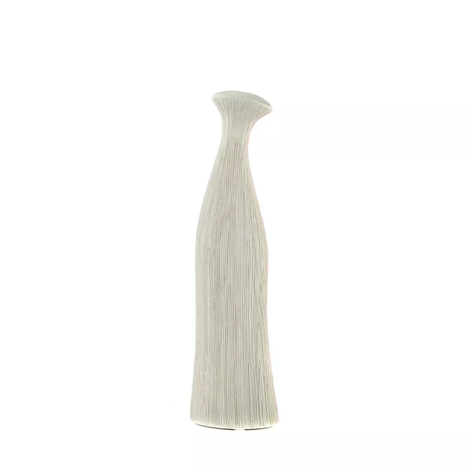 Vase Athena blanc en céramique au design vintage par Pavao Studio