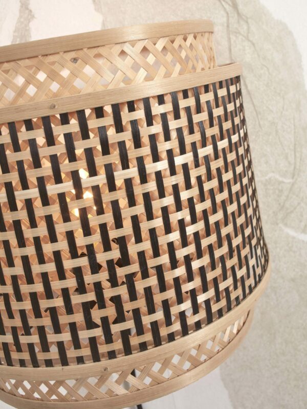 Applique Bhutan avec abat-jour en Bambou naturel au design naturel par Good & Mojo