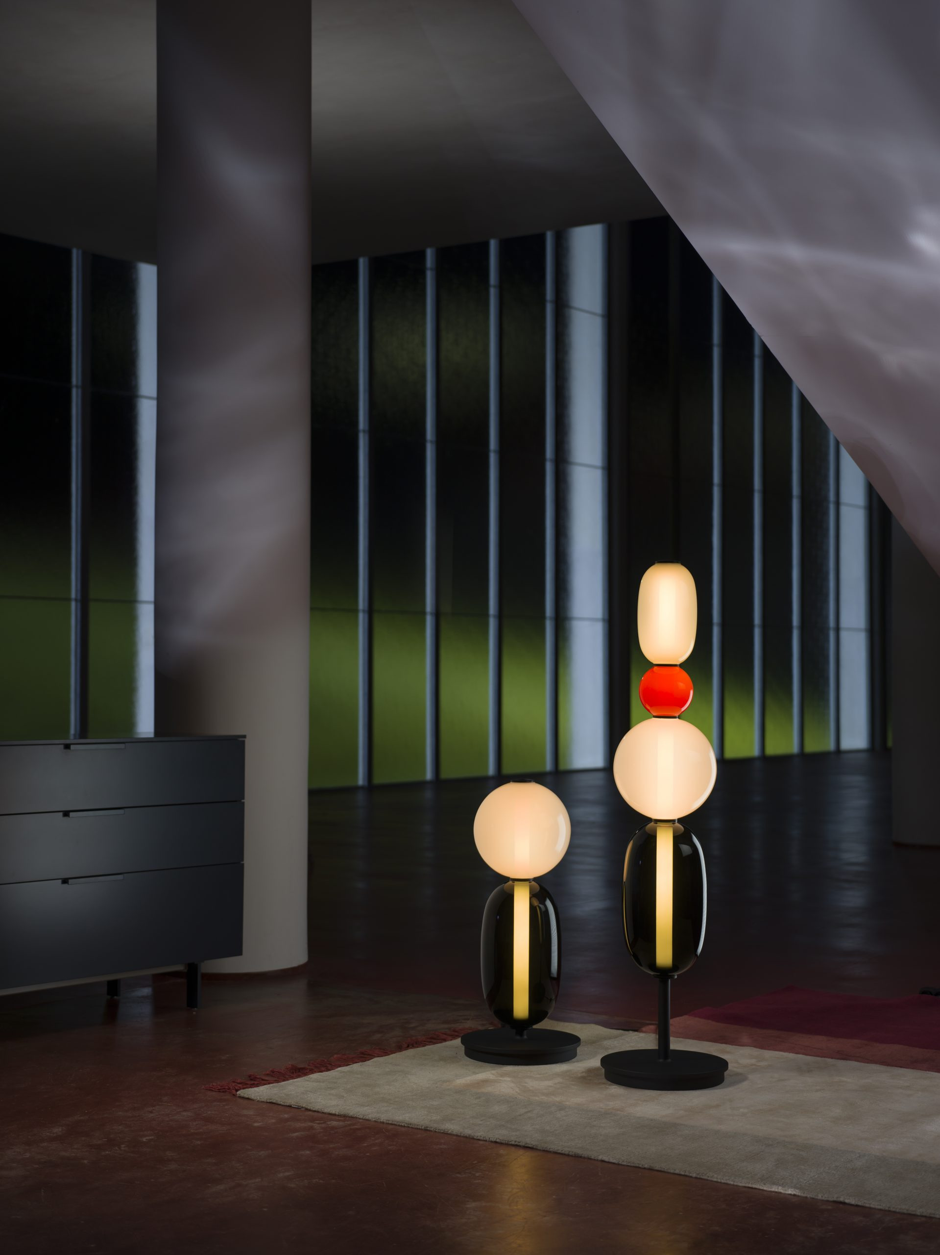 Lampe à poser Pebbles S configuration 2 par Boris Klimek x Bomma