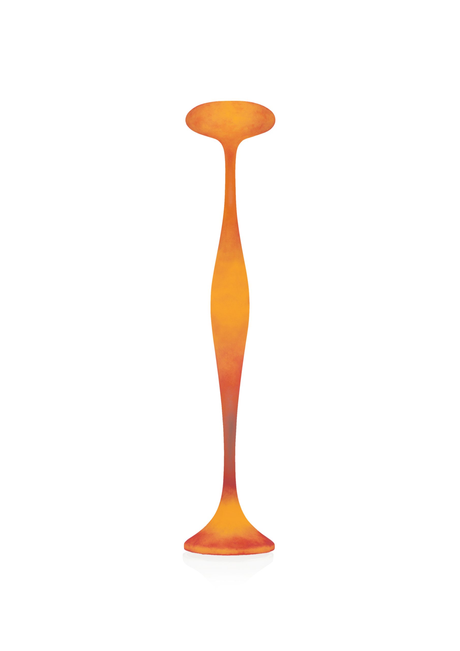 Lampadaire ETA en fibre de verre par Guglielmo Berchicci x KDLN
