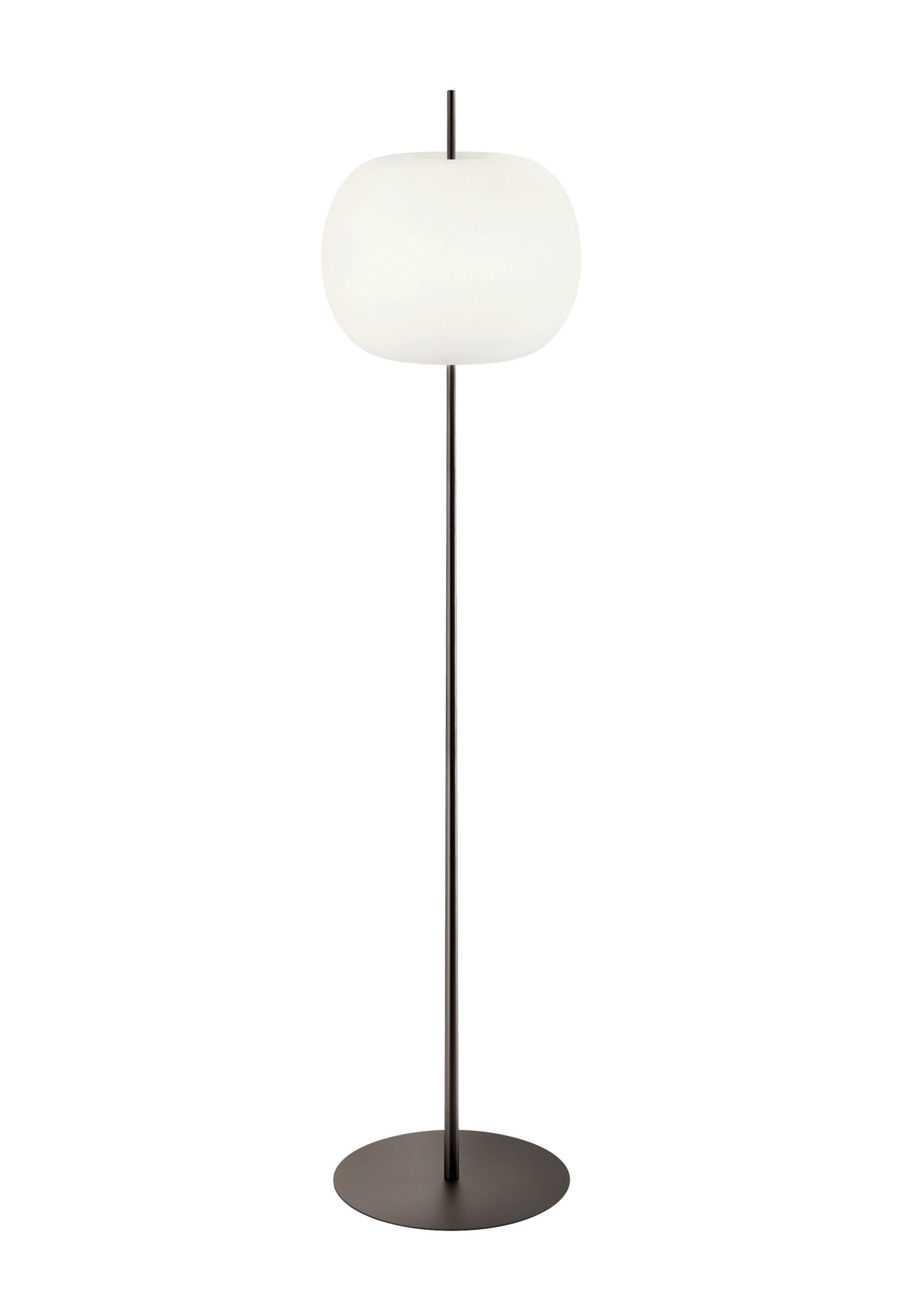 Lampadaire Kushi XL en verre et métal par Alberto Saggia & Valerio Sommella x KDLN