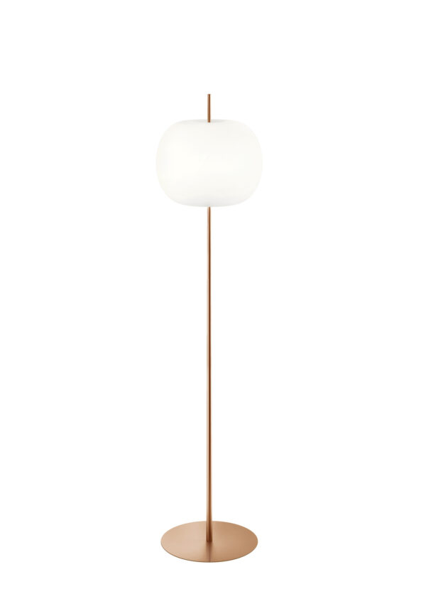 Lampadaire Kushi XL en verre et métal par Alberto Saggia & Valerio Sommella x KDLN