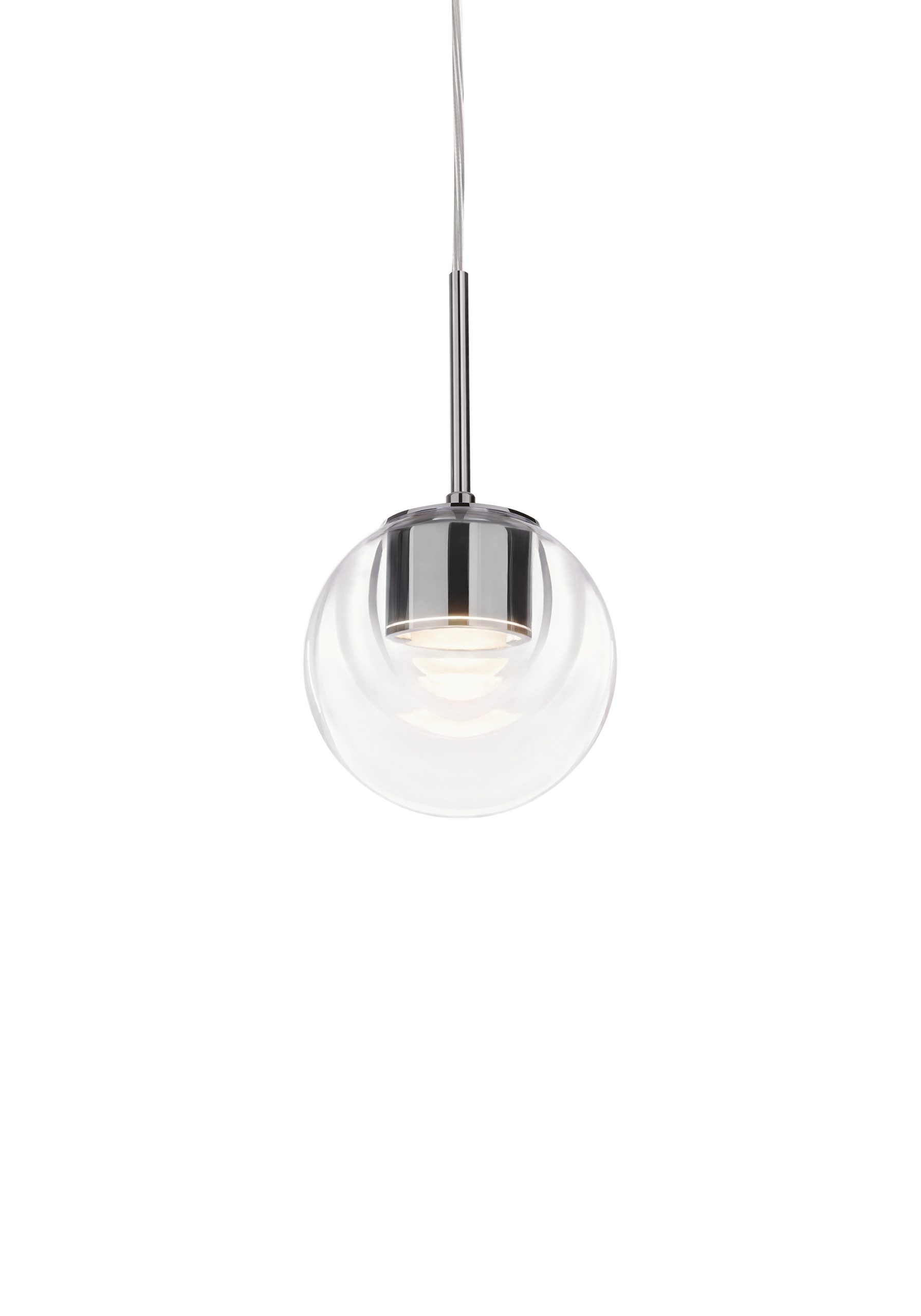 Suspension Dew en verre et aluminium par Emmanuel Babled x KDLN