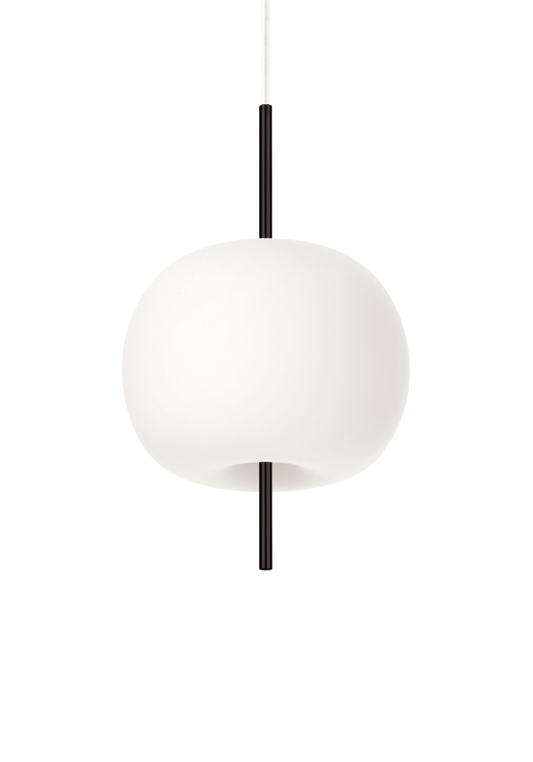 Suspension Kushi en verre et métal par Alberto Saggia & Valerio Sommella x KDLN