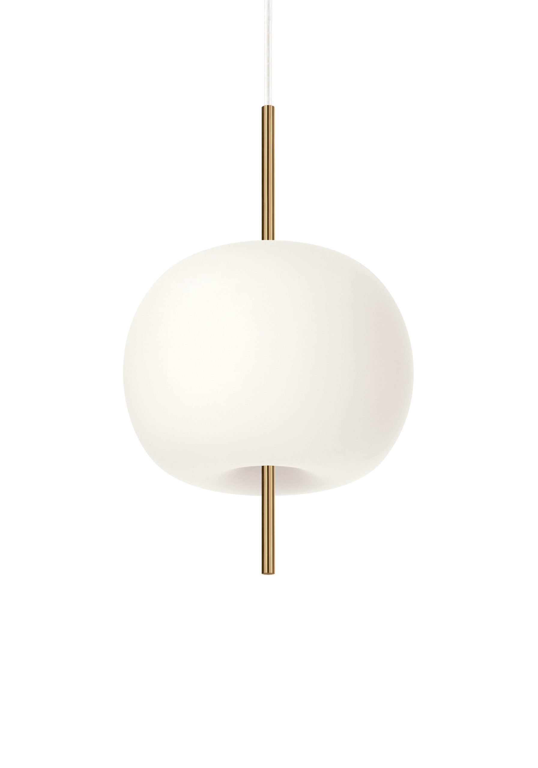 Suspension Kushi en verre et métal par Alberto Saggia & Valerio Sommella x KDLN