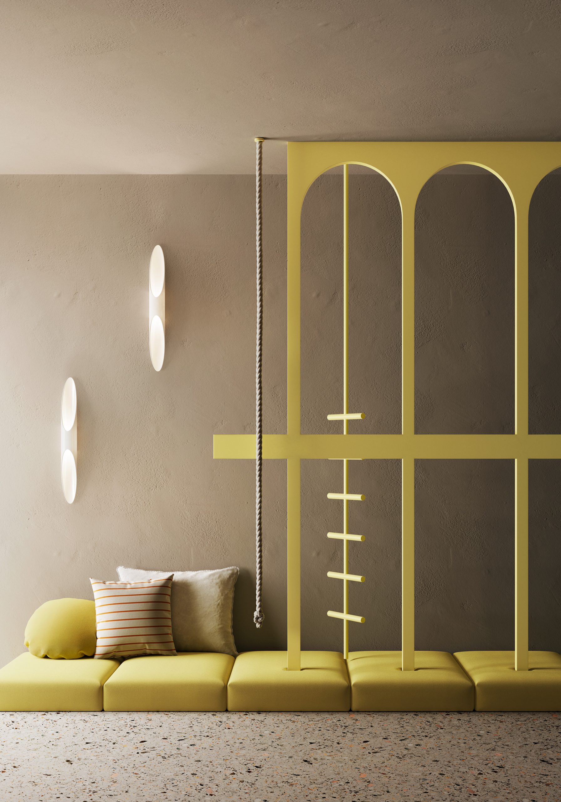 Applique murale Shakti en plexiglas par Marzio Rusconi Clerici x KDLN