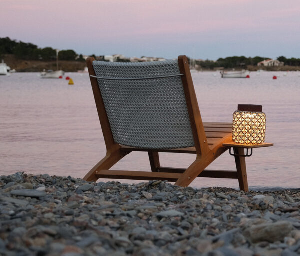 Lampe à poser d'extérieur Nans M21R en fibre synthétique par Joana Bover x Bover