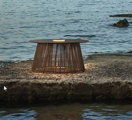 Lampe à poser / table extérieur Nit R en aluminium par Gonzalo Milà x Bover