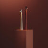 Lampe portable Africa en aluminium par Ichiro Francisco Gomez Paz x Vibia