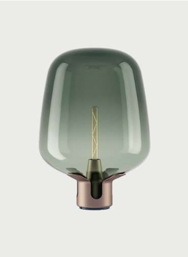 Lampe à poser Flar en verre par Patrick Norguet x Lodes