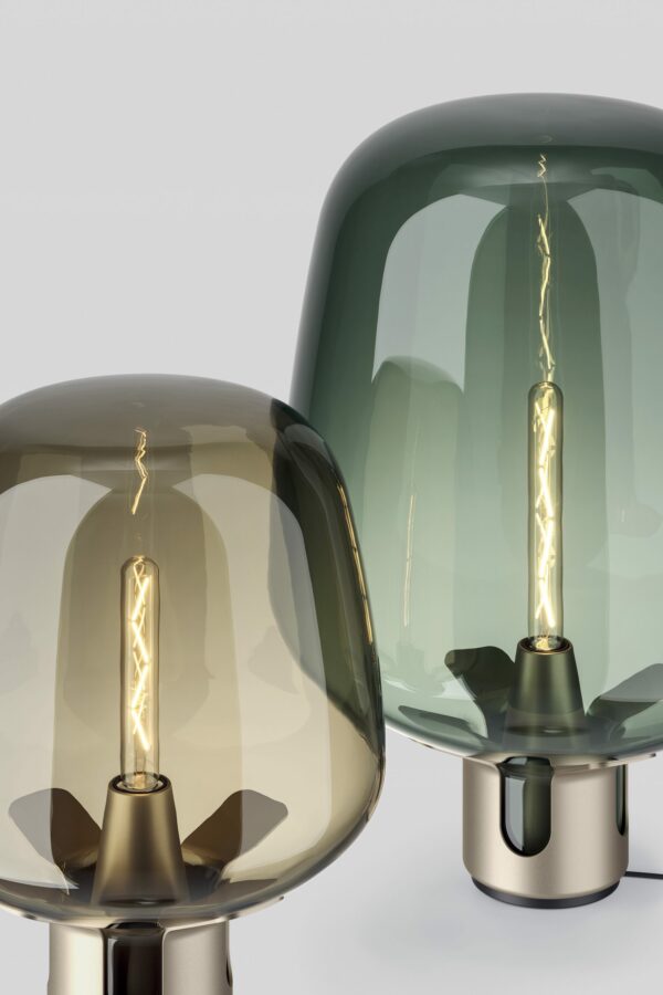 Lampe à poser Flar en verre par Patrick Norguet x Lodes