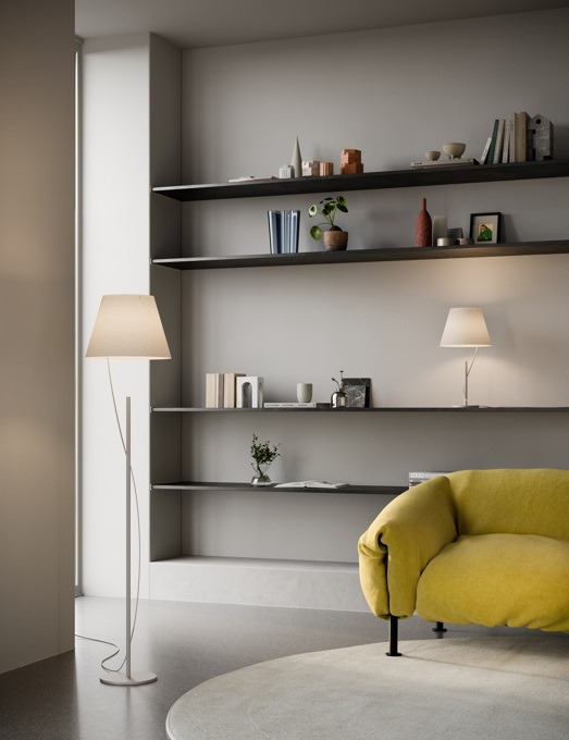 Lampadaire Hover en métal par YOY x Lodes