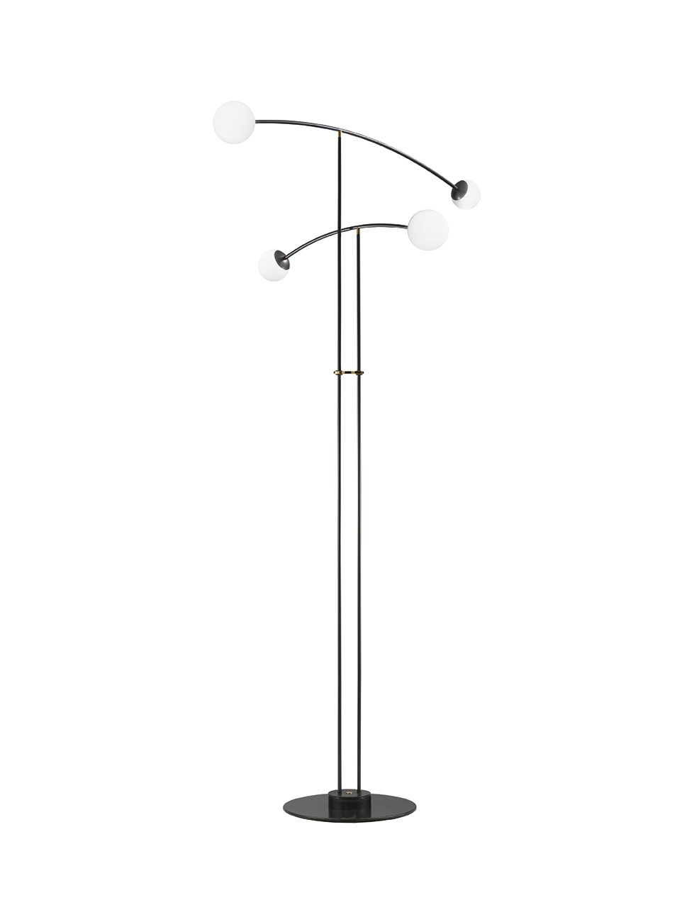 Lampadaire Arch 7252/LT4 en métal par Matteo Valenti x MM Lampadari