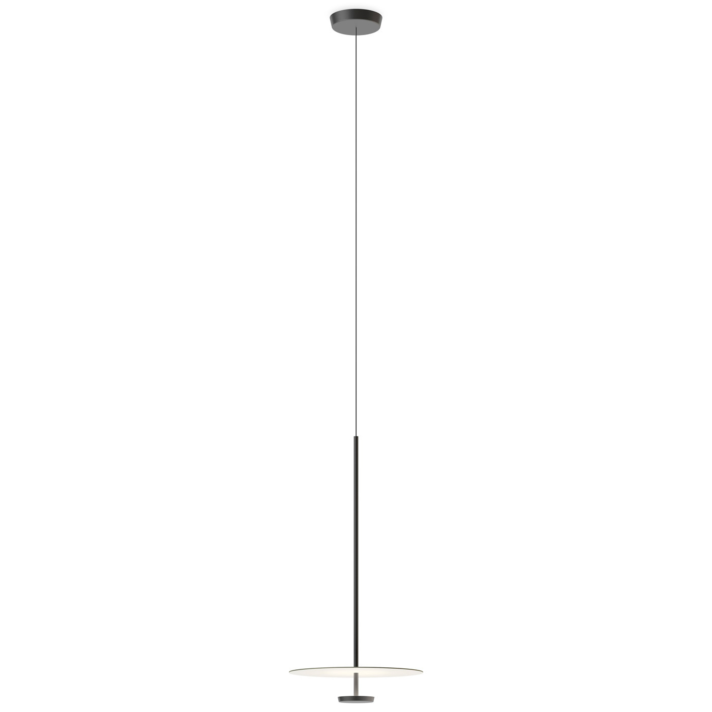 Suspension Flat en aluminium par Ichiro Iwasaki x Vibia