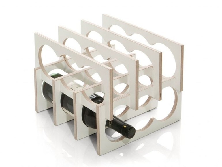 Range-bouteilles design WINIO en contre-plaqué