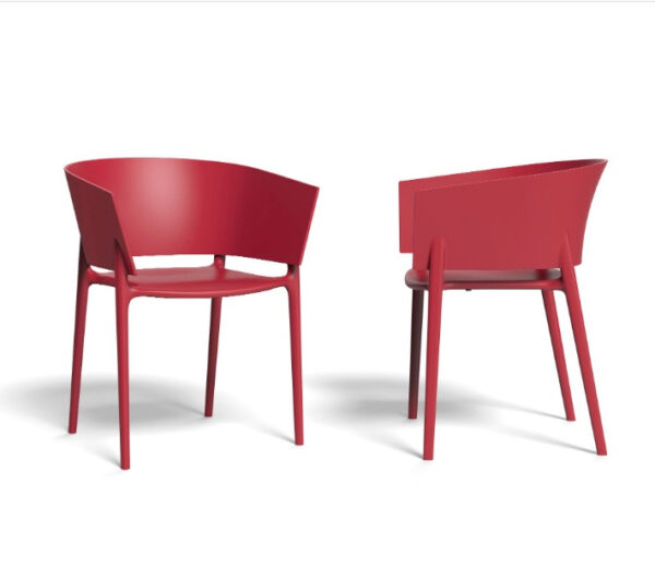 Fauteuil Africa en polypropylène au design contemporain par Eugeni Quitllet x Vondom