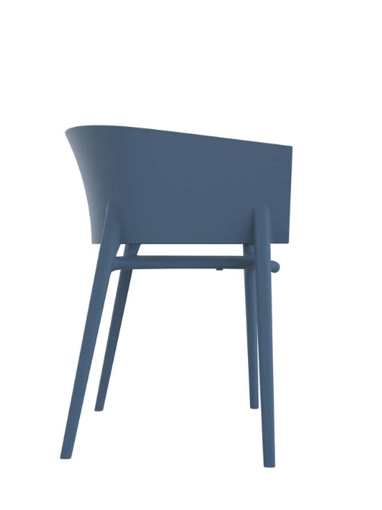 Fauteuil Africa en polypropylène au design contemporain par Eugeni Quitllet x Vondom