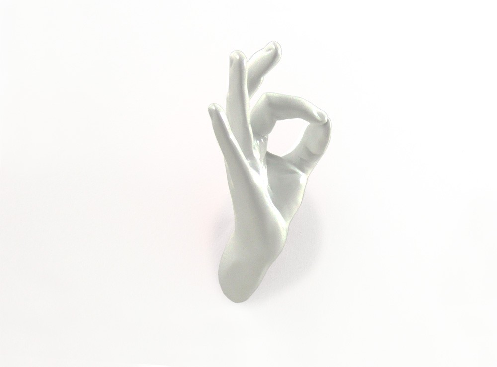 Patère originale et design Hand Job Ok par Thelermont Hupton
