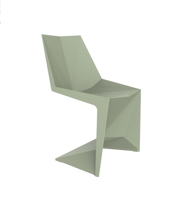 Chaise Voxel mini en polypropylène au design contemporain par Karim Rashid x Vondom