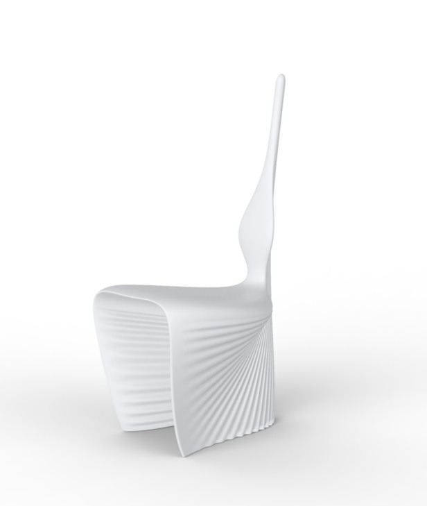 Chaise Biophilia en polyéthylène au design contemporain par Ross Lovegrove x Vondom