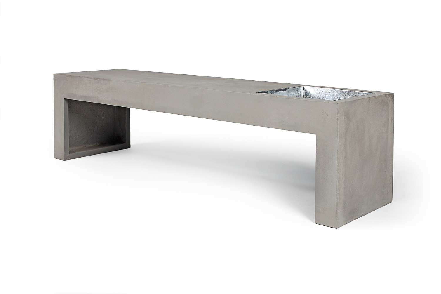 Banc en béton Végétal