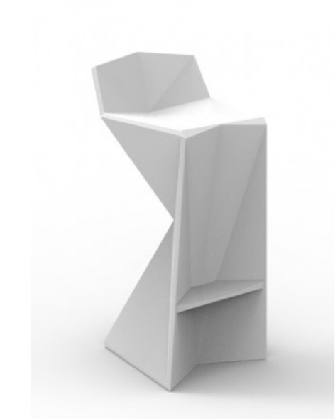 Tabouret de bar Vertex en polyéthylène par Karim Rashid x Vondom