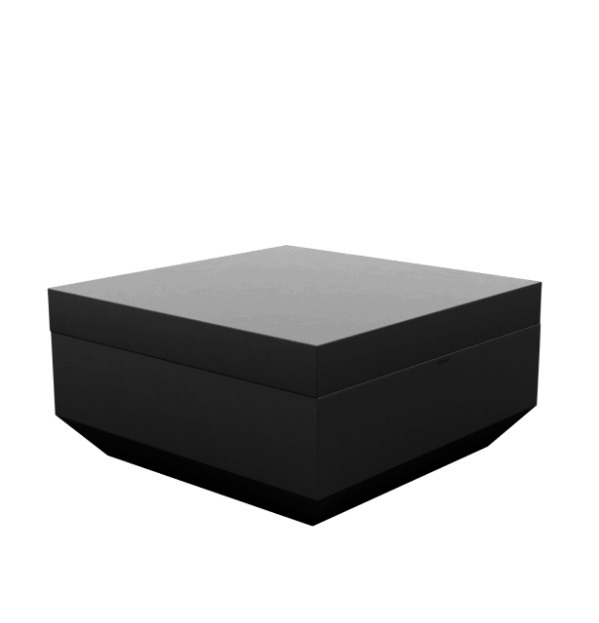 Pouf carré Vela en polyéthylène par Ramón Esteve x Vondom