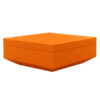 Pouf carré Vela en polyéthylène par Ramón Esteve x Vondom