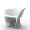 Fauteuil BIophilia en polyéthylène au design contemporain par Ross Lovegrove x Vondom