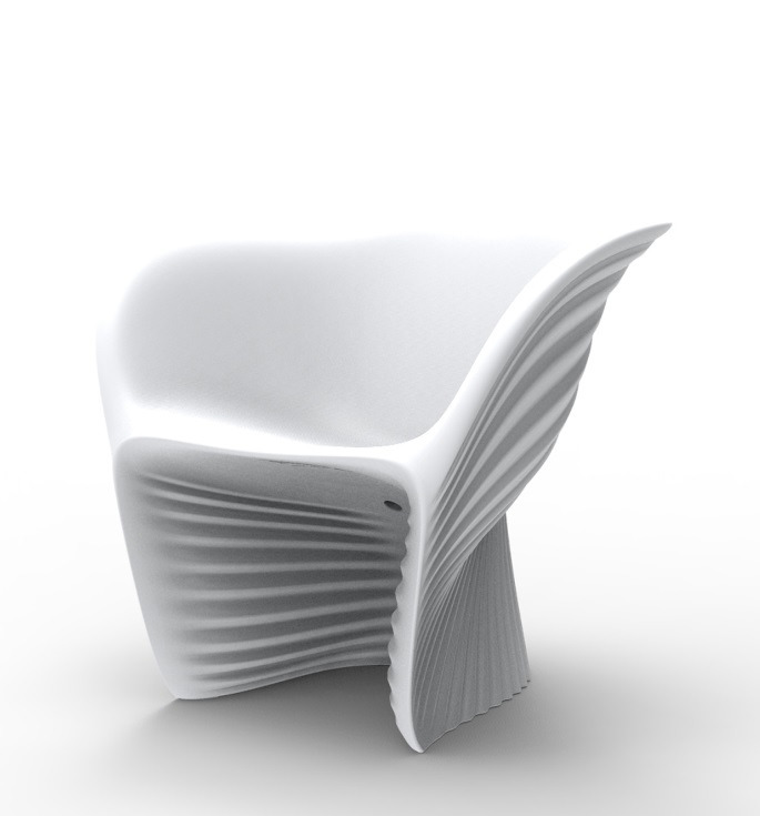 Fauteuil BIophilia en polyéthylène au design contemporain par Ross Lovegrove x Vondom