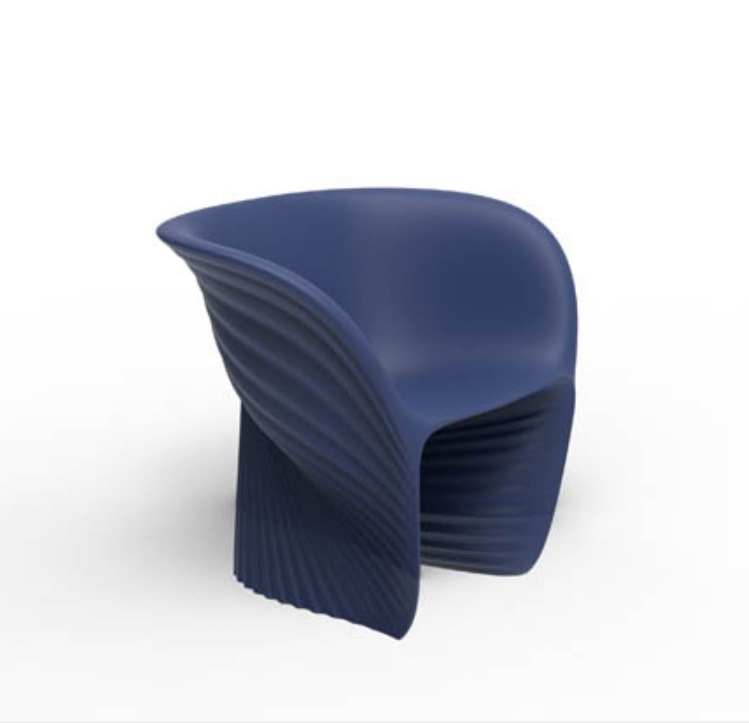 Fauteuil BIophilia en polyéthylène au design contemporain par Ross Lovegrove x Vondom